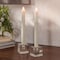 L & L Gerson LED Bisque Aurora Flame Taper Candle 10 in. 44613 - alternate 2